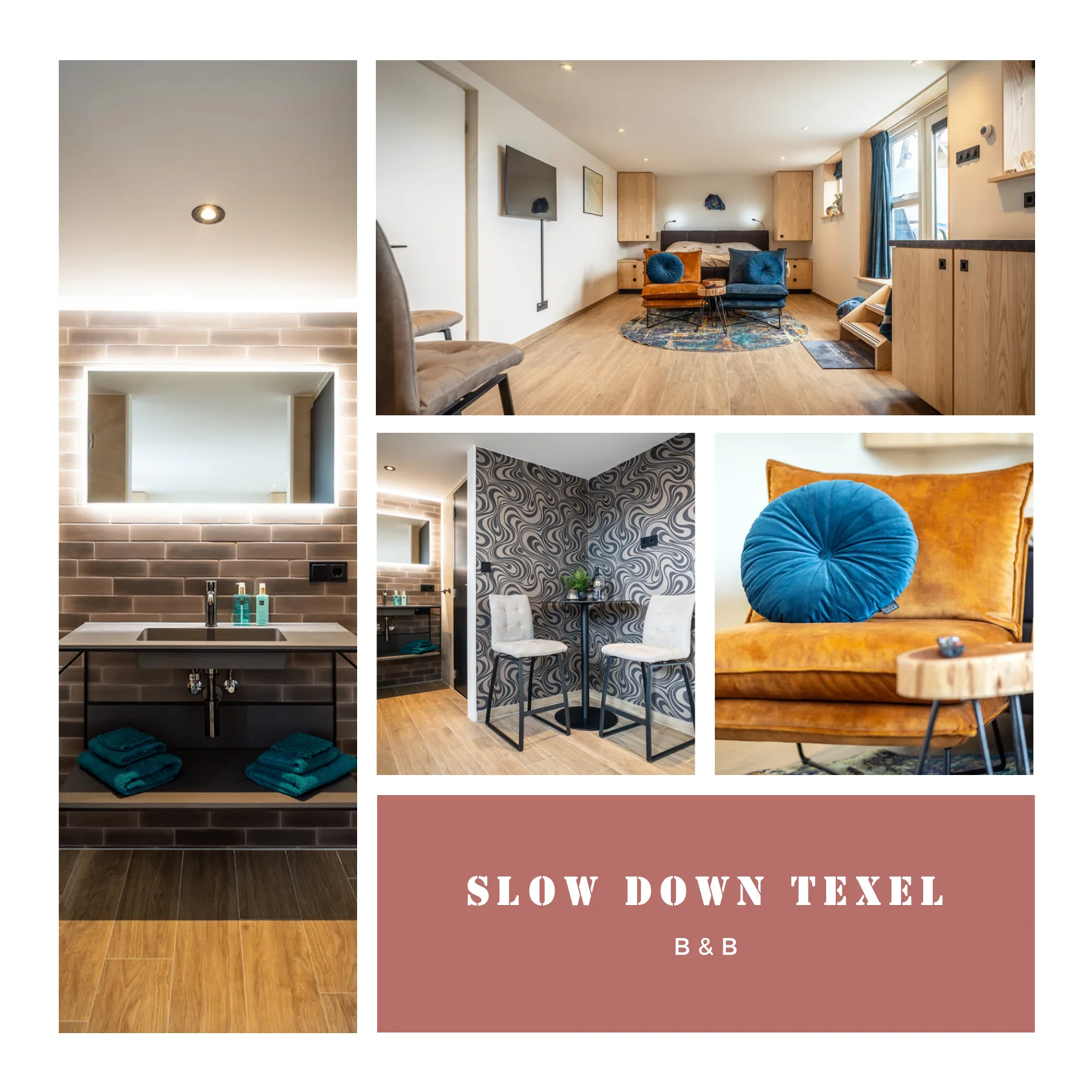 Social media ontwerp Slow Down Texel B&B