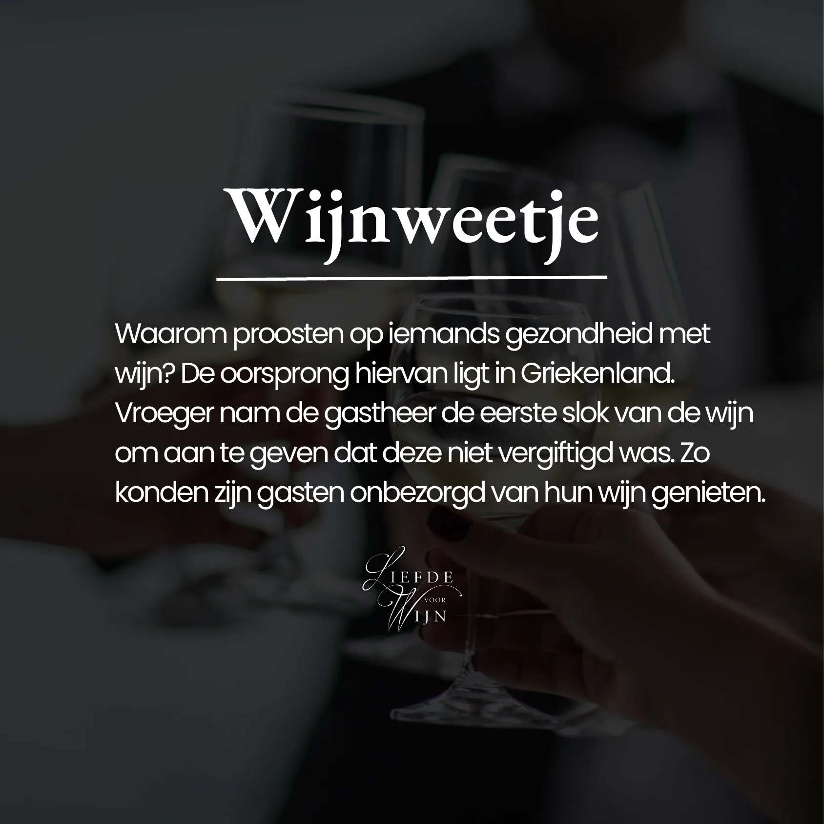 Social media ontwerp Liefde voor Wijn